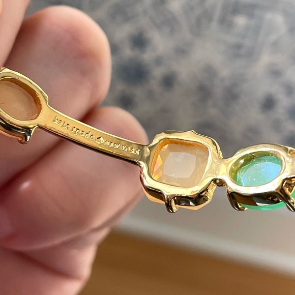 Kate Spade coated confetti thin bangle w/ dust bag - Picture 9 of 11